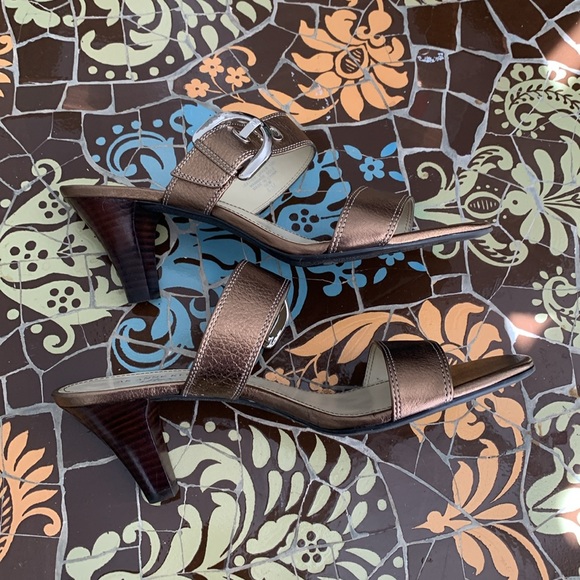 AK ANNE KLEIN SANDAL HEEL SHOES Sz: 8.5 - Picture 3 of 7